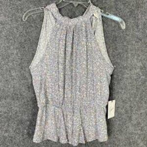 Japna Floral Peplum Ditsy Blouse